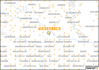 map of Wiesenbach