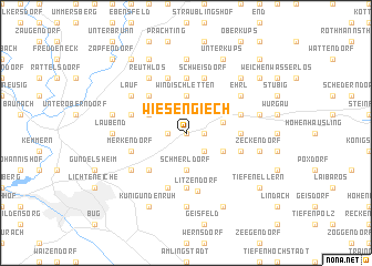 map of Wiesengiech