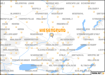 map of Wiesengrund