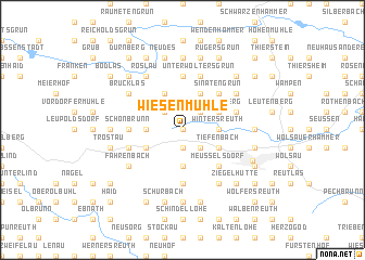 map of Wiesenmühle