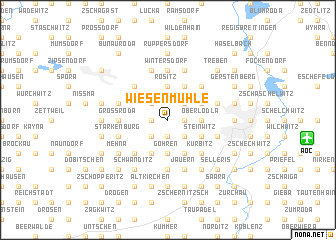 map of Wiesenmühle
