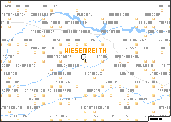 map of Wiesenreith