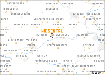 map of Wiesental