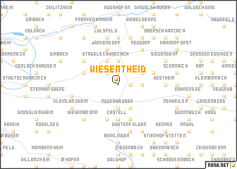 map of Wiesentheid