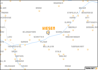 map of Wiesen