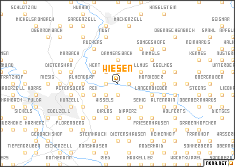 map of Wiesen