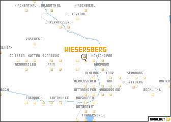 map of Wiesersberg