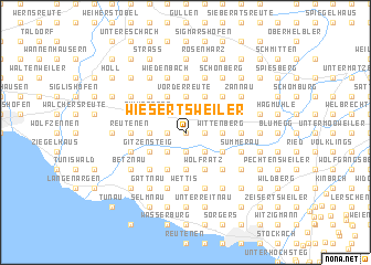 map of Wiesertsweiler