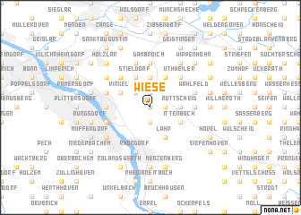 map of Wiese