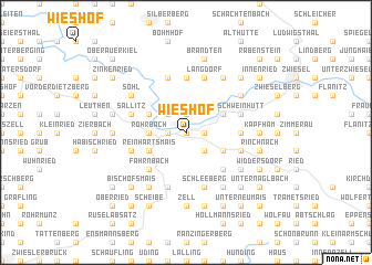 map of Wieshof