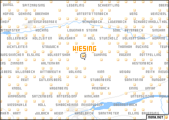 map of Wiesing