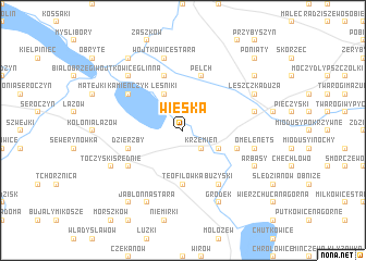 map of Wieska