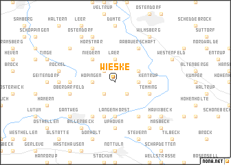 map of Wieske