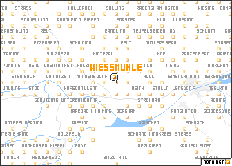 map of Wießmühle