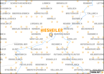 map of Wiesweiler