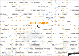 map of Wietersheim