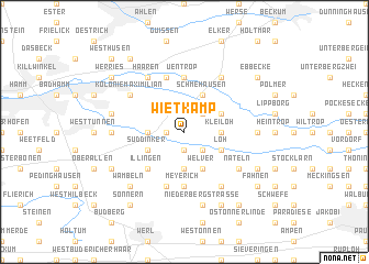 map of Wietkamp