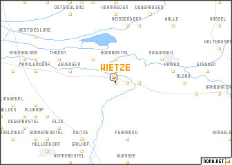 map of Wietze