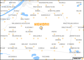 map of Wiewiórki