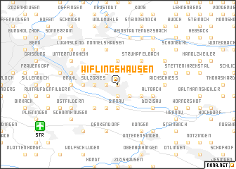 map of Wiflingshausen