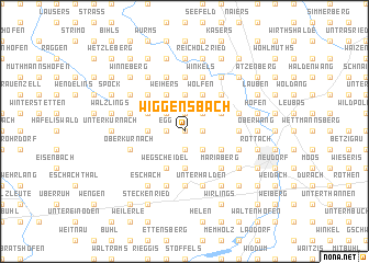 map of Wiggensbach