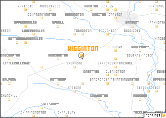 map of Wigginton