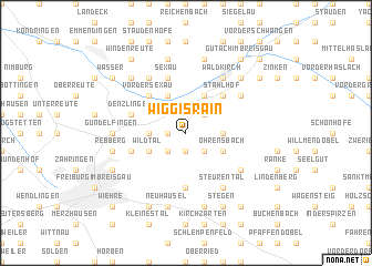 map of Wiggisrain