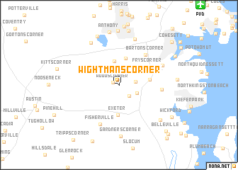 map of Wightmans Corner