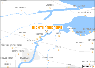 map of Wightmans Grove