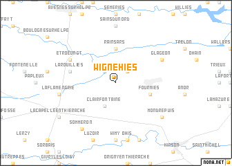 map of Wignehies