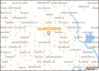 map of Wijahingama