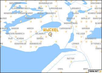 map of Wijckel