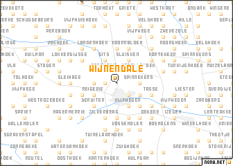 map of Wijnendale