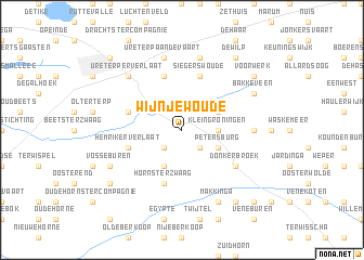 map of Wijnjewoude