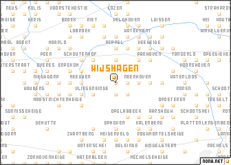 map of Wijshagen