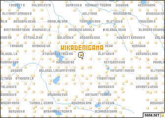 map of Wikadenigama