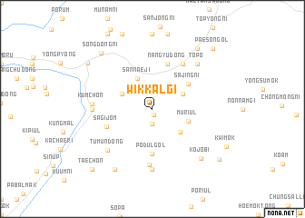 map of Wikkalgi