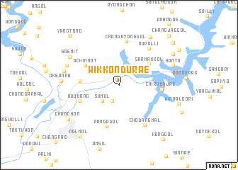 map of Wikkŏndŭrae