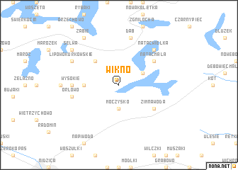 map of Wikno