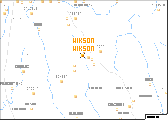 map of Wikson