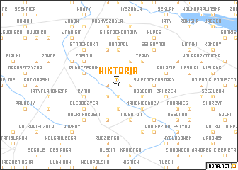 map of Wiktoria