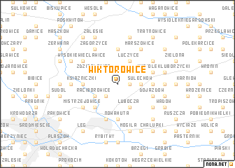 map of Wiktorowice
