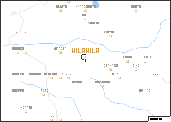 map of Wilawila