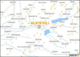 map of Wilāyat Kili