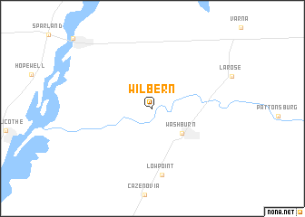 map of Wilbern