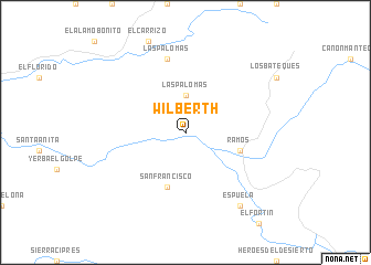 map of Wilberth