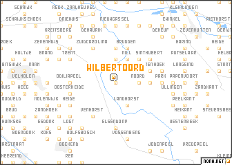 map of Wilbertoord