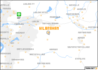 map of Wilbraham