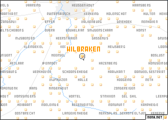 map of Wilbraken