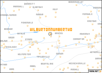 map of Wilburton Number Two